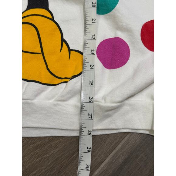 Vintage 90s Disney Mickey AOP Crew Neck XL - Picture 6 of 6